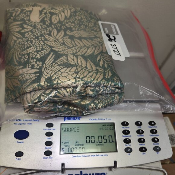 Crewcuts Girls 6 Metallic Leaf Print Drop-Waist Dress Green & Gold  3727 - Picture 10 of 10